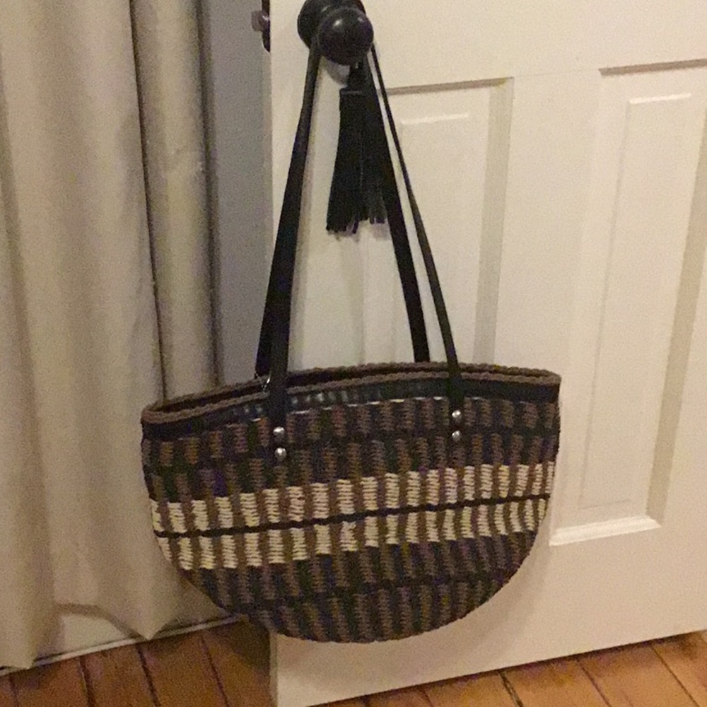 NWOT Patricia Nash
 Selia Straw Tote Bag